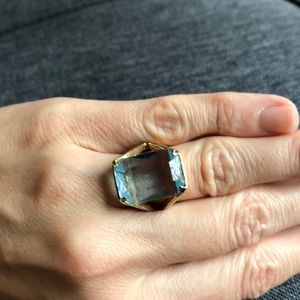 14K Gold-Filled Aquamarine Ring